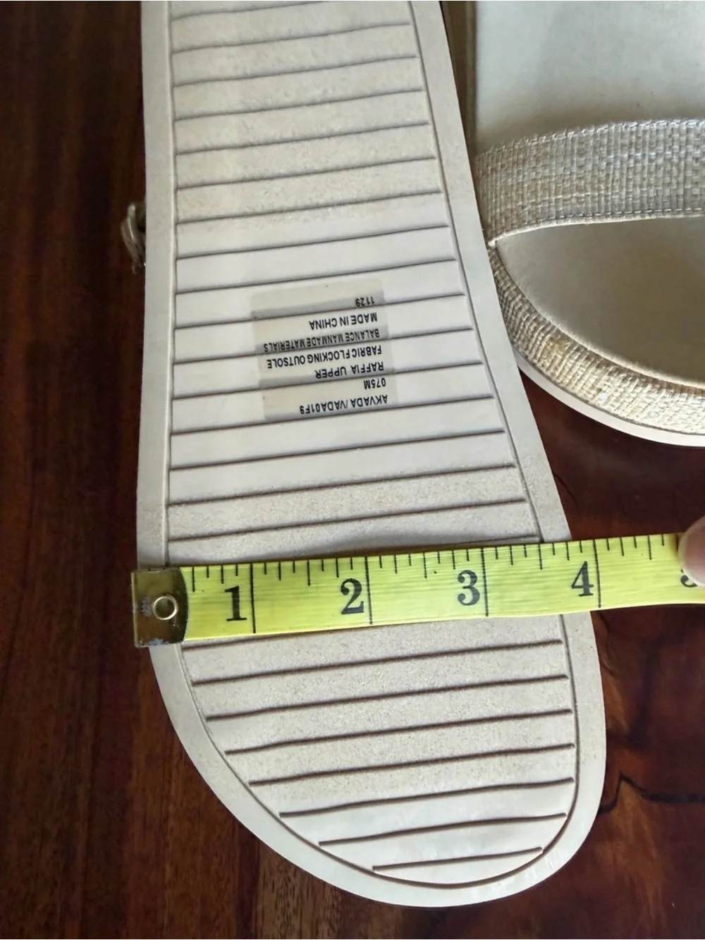 LOT (2) NWOT Anne Klein Vada Platform Sandals Bundle Raffia Woven Neutral Sz 7.5